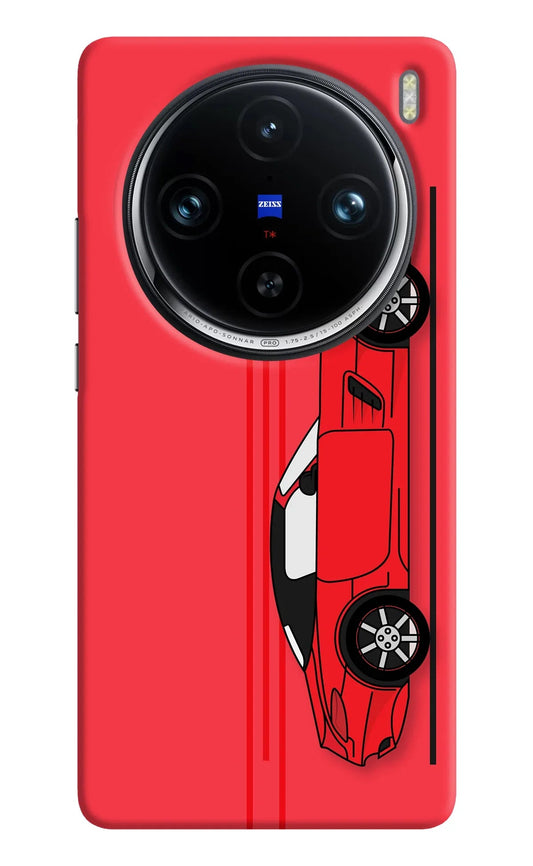 Red Velocity Vivo X100 Pro Back Cover