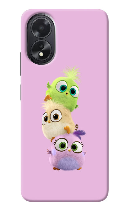 Cute Little Birds Oppo A18/Oppo A38 Back Cover