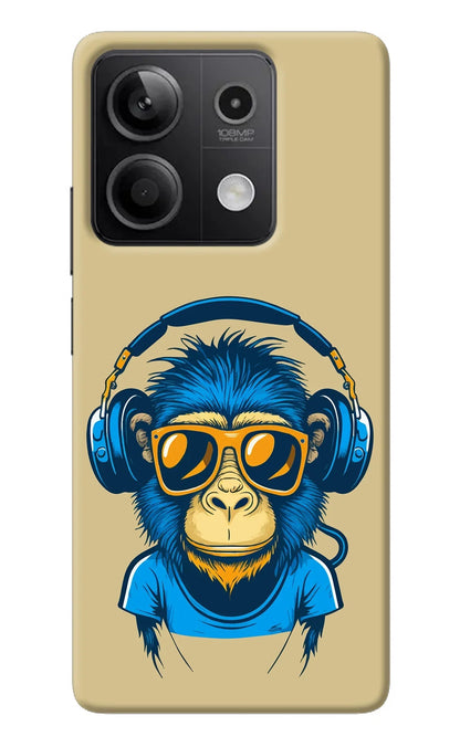 Monkey Headphone Redmi Note 13 5G Back Cover