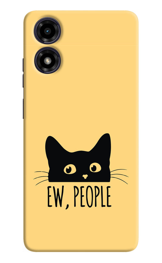 Ew People Catitude Moto G04 Back Cover