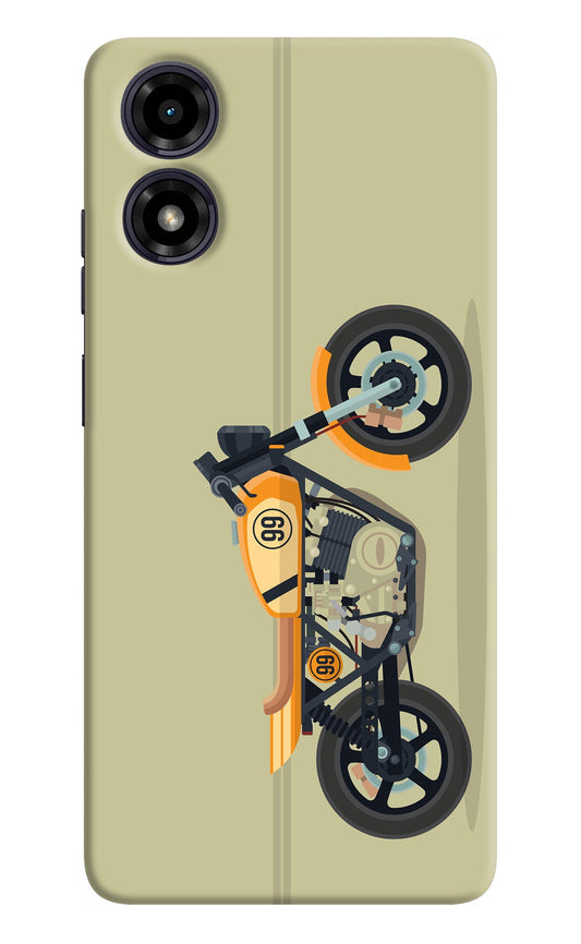 Vertical Speedster Moto G04 Back Cover