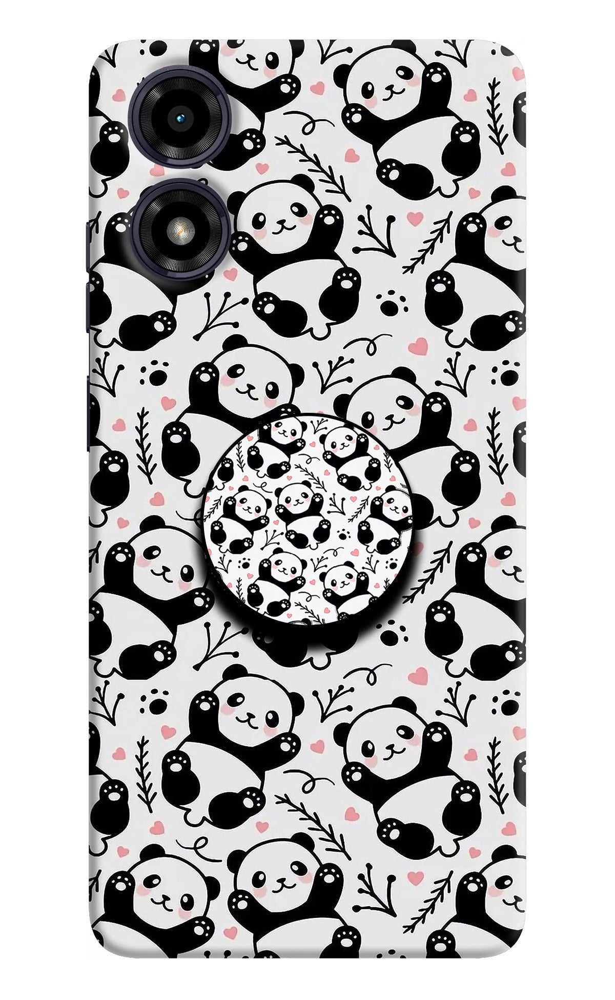 Cute Panda Moto G04 Pop Case