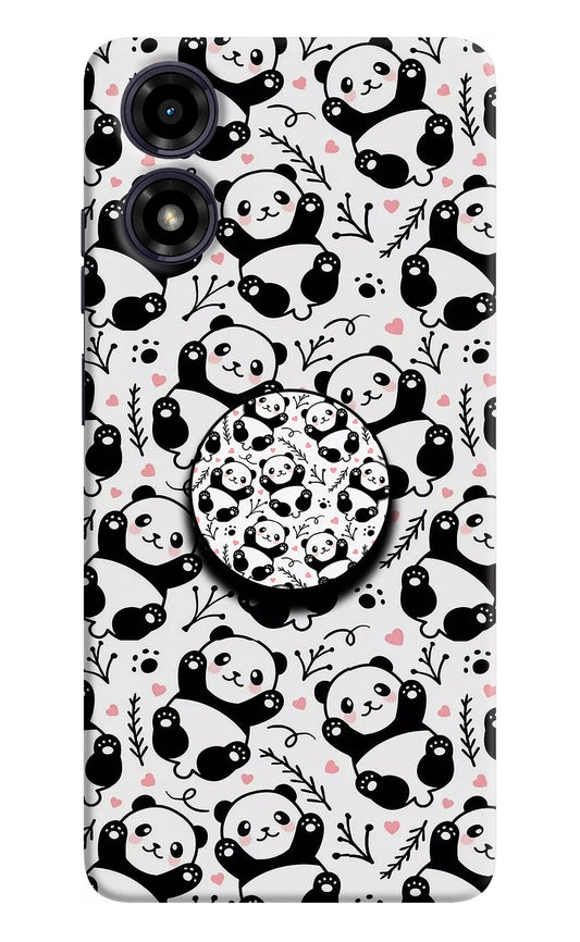 Cute Panda Moto G04 Pop Case