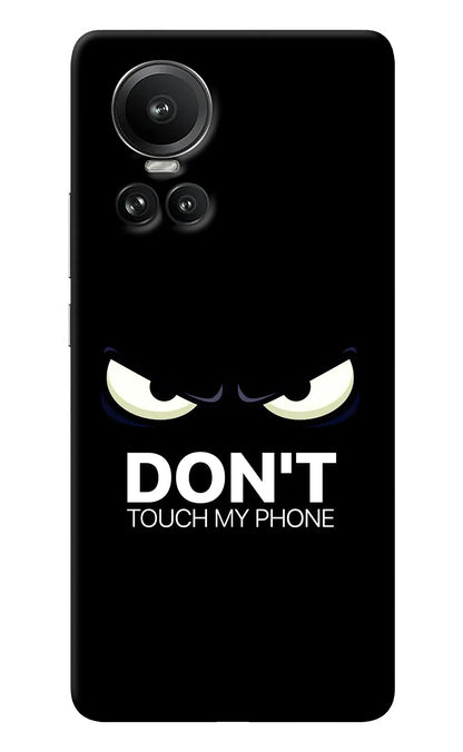 Don'T Touch My Phone Oppo Reno10 5G/10 Pro 5G Back Cover