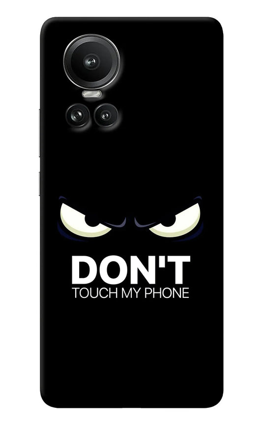 Don'T Touch My Phone Oppo Reno10 5G/10 Pro 5G Back Cover