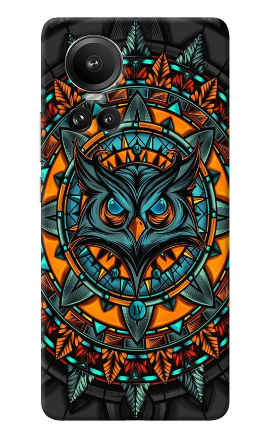 Angry Owl Art Oppo Reno10 5G/10 Pro 5G Back Cover