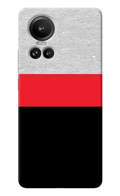 Tri Color Pattern Oppo Reno10 5G/10 Pro 5G Back Cover