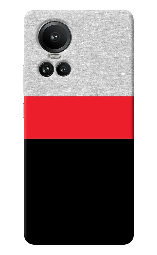 Tri Color Pattern Oppo Reno10 5G/10 Pro 5G Back Cover