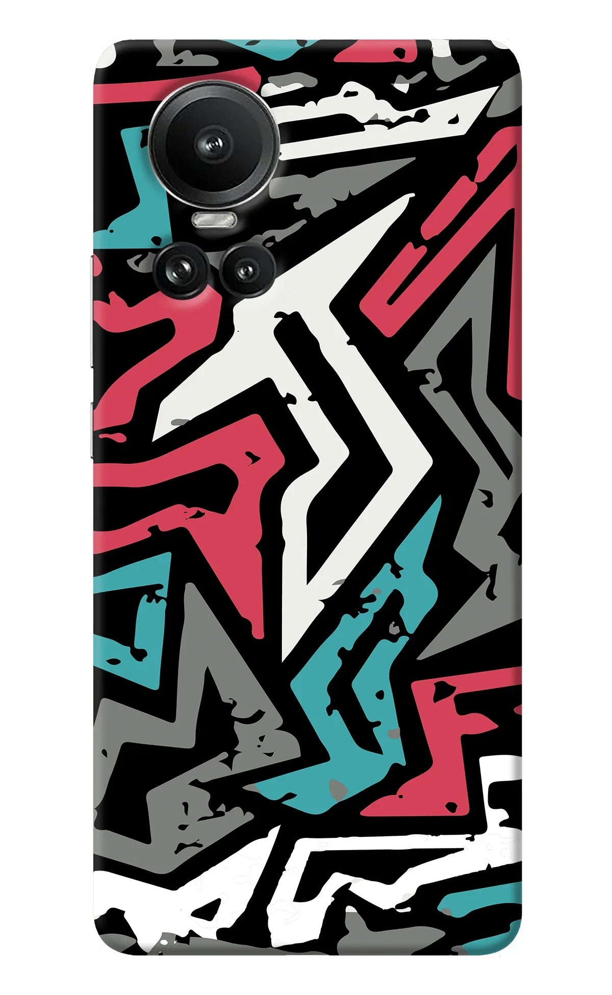 Geometric Graffiti Oppo Reno10 5G/10 Pro 5G Back Cover