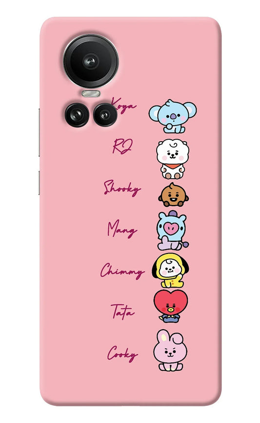 BTS names Oppo Reno10 5G/10 Pro 5G Back Cover