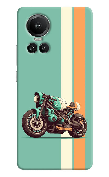 Striped Moto Drift Oppo Reno10 5G/10 Pro 5G Back Cover