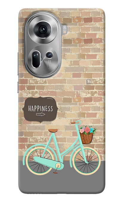 Happiness Artwork Oppo Reno11 Back Cover