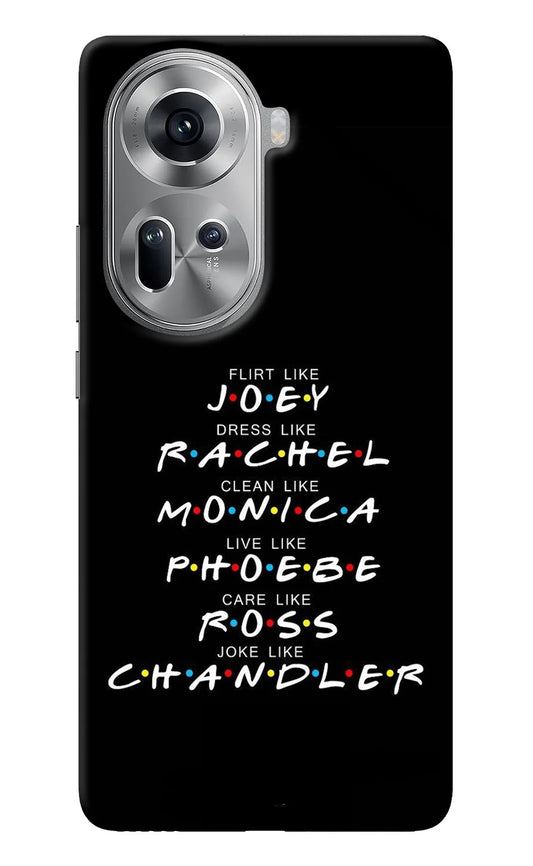 FRIENDS Character Oppo Reno11 Back Cover