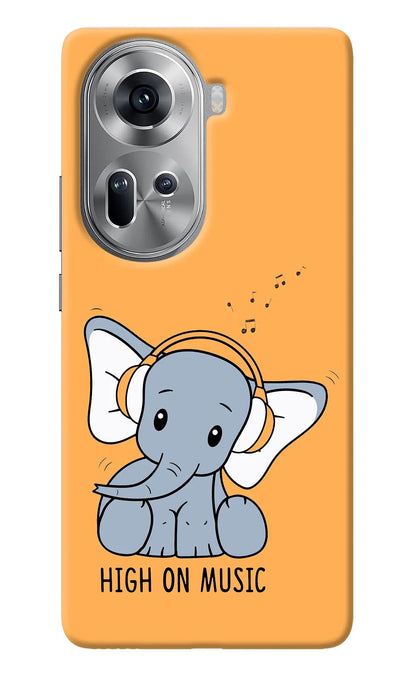 High On Music Oppo Reno11 Back Cover
