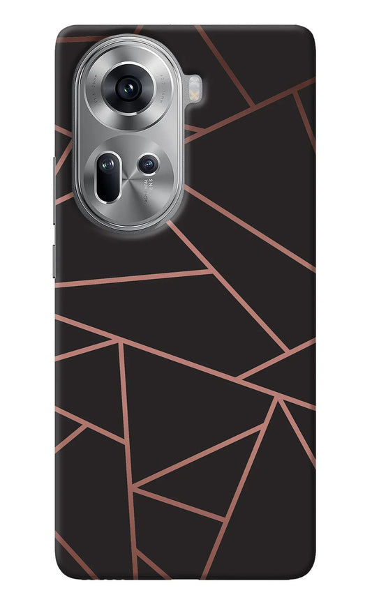 Geometric Pattern Oppo Reno11 Back Cover