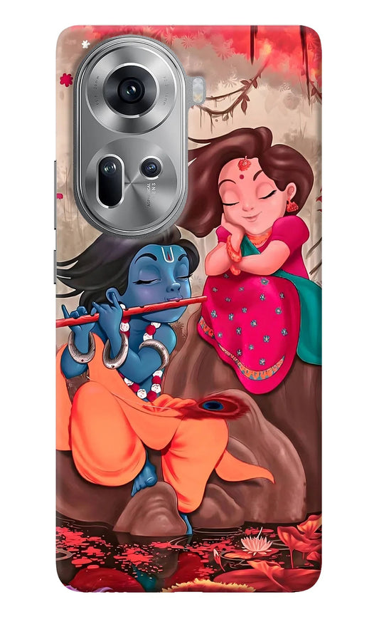 Radhe Krishna Oppo Reno11 Back Cover