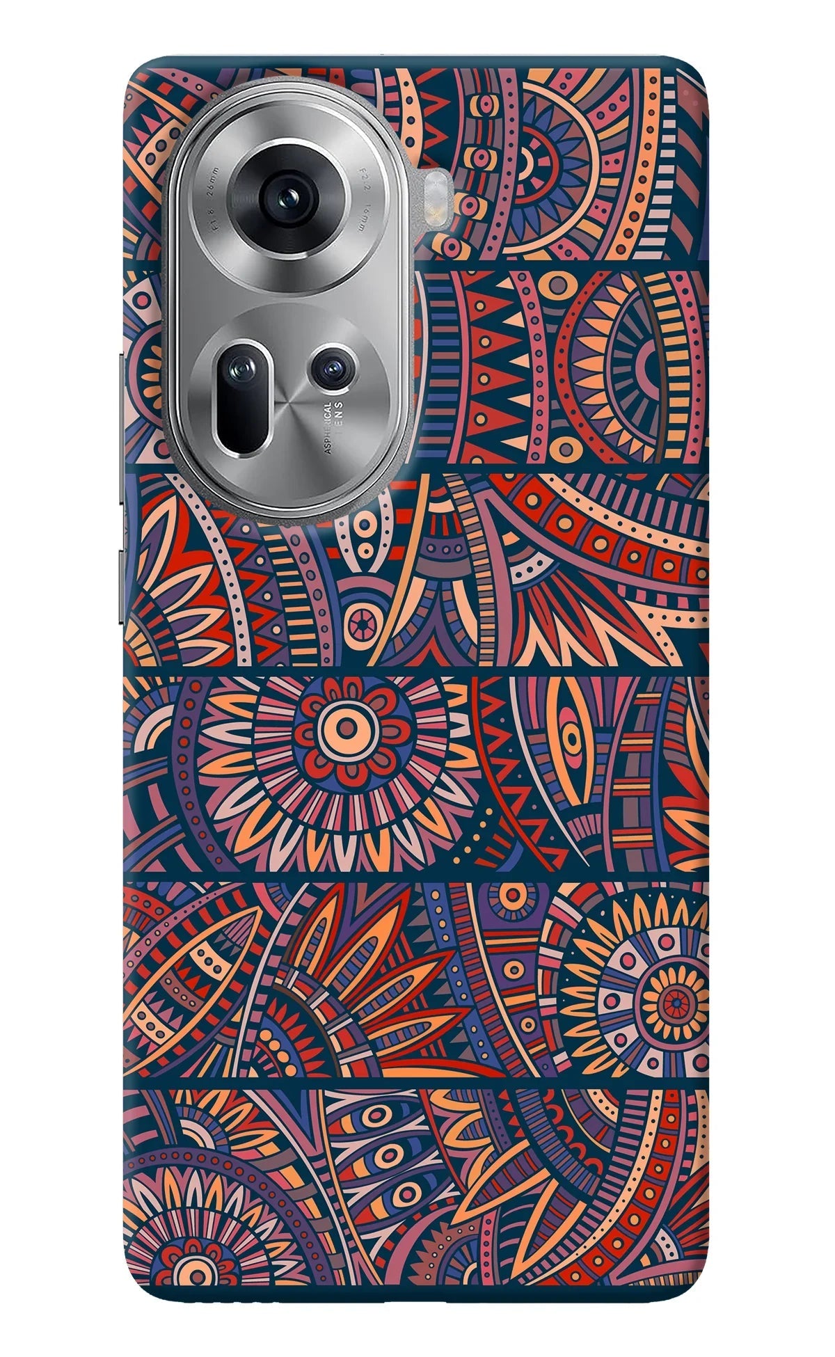 African Culture Design Oppo Reno11 Back Cover