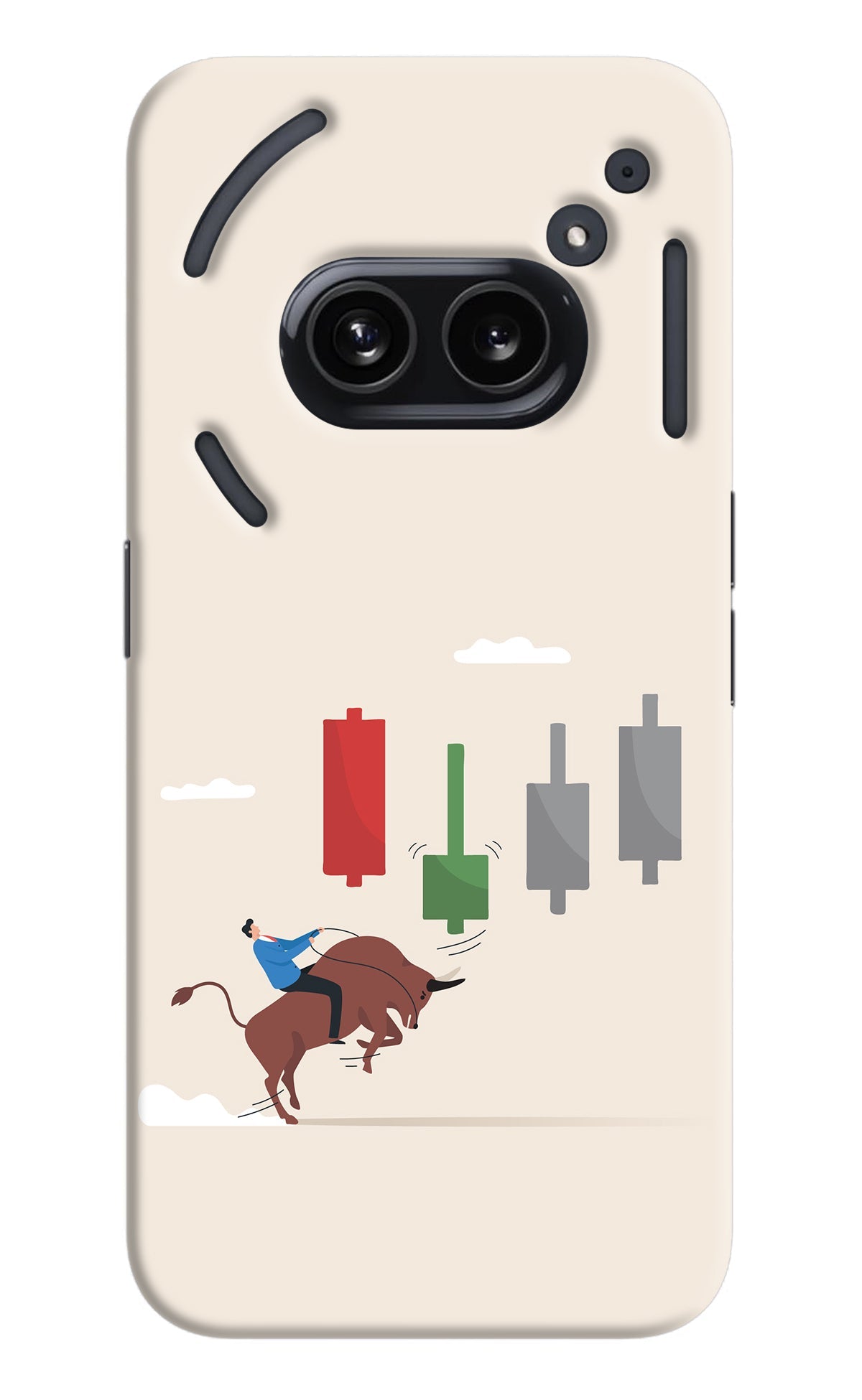 Bull Trading Momentum Nothing Phone 2A Back Cover