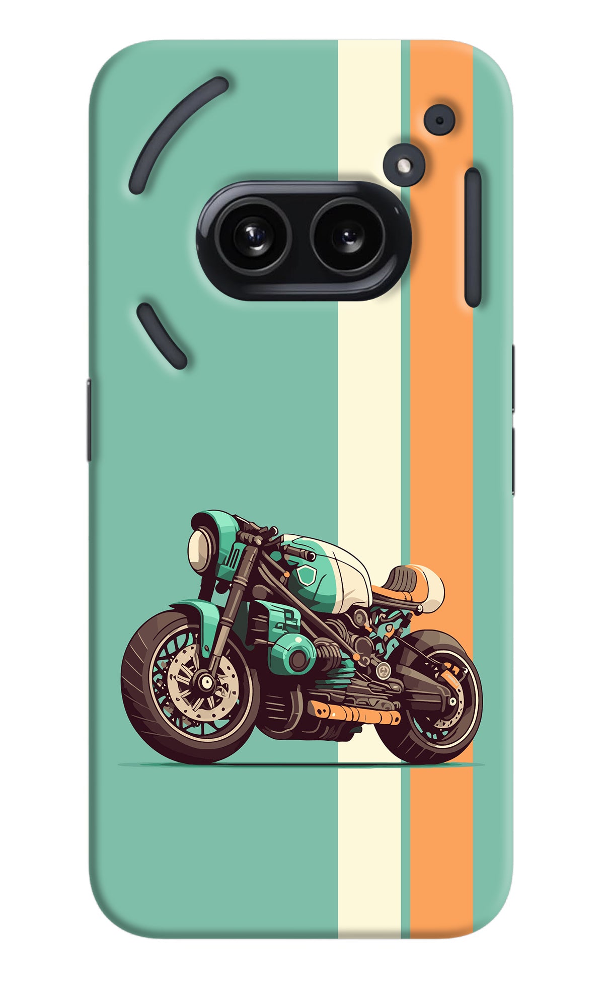 Striped Moto Drift Nothing Phone 2A Back Cover