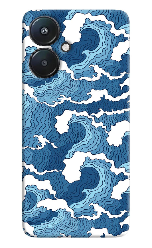 Blue Waves Redmi 13C 5G Back Cover