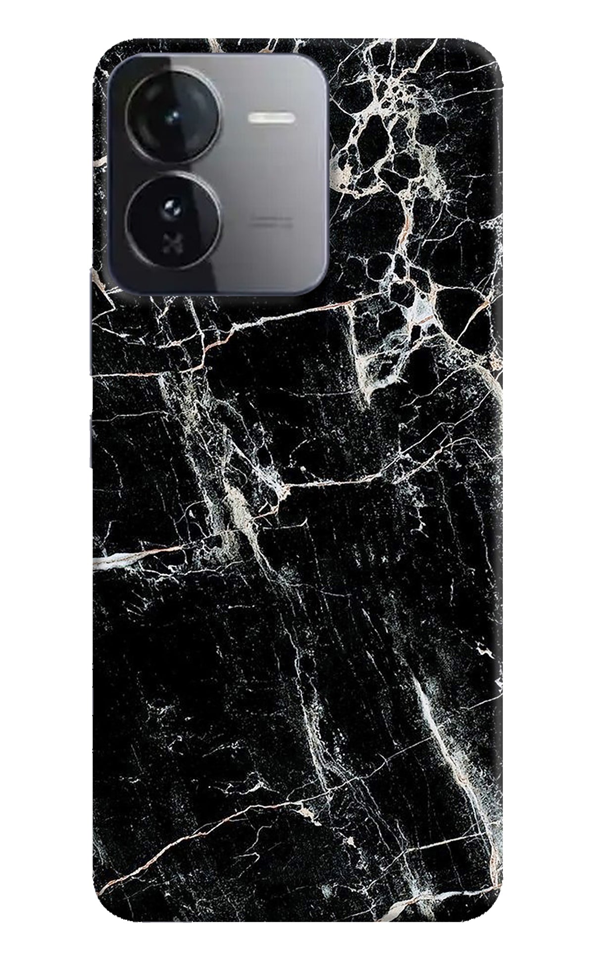 Black Marble Texture iQOO Z9 5G Back Cover