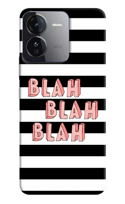 Blah Blah Blah iQOO Z9 5G Back Cover