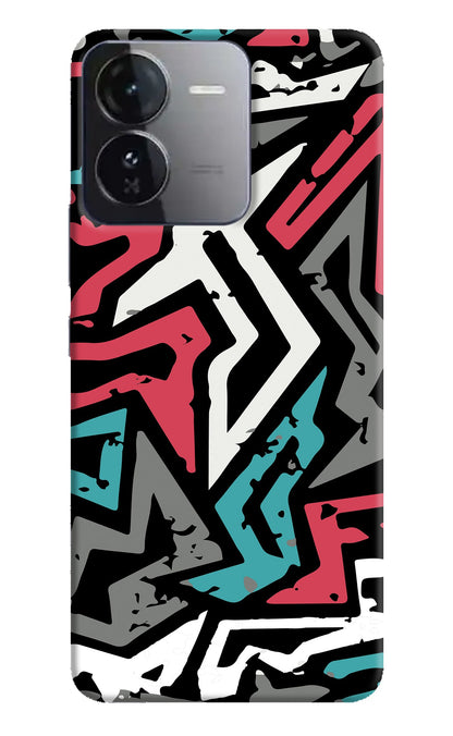Geometric Graffiti iQOO Z9 5G Back Cover