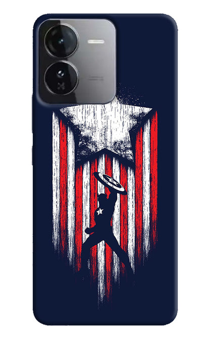 Captain America Marvel Art iQOO Z9 5G Back Cover