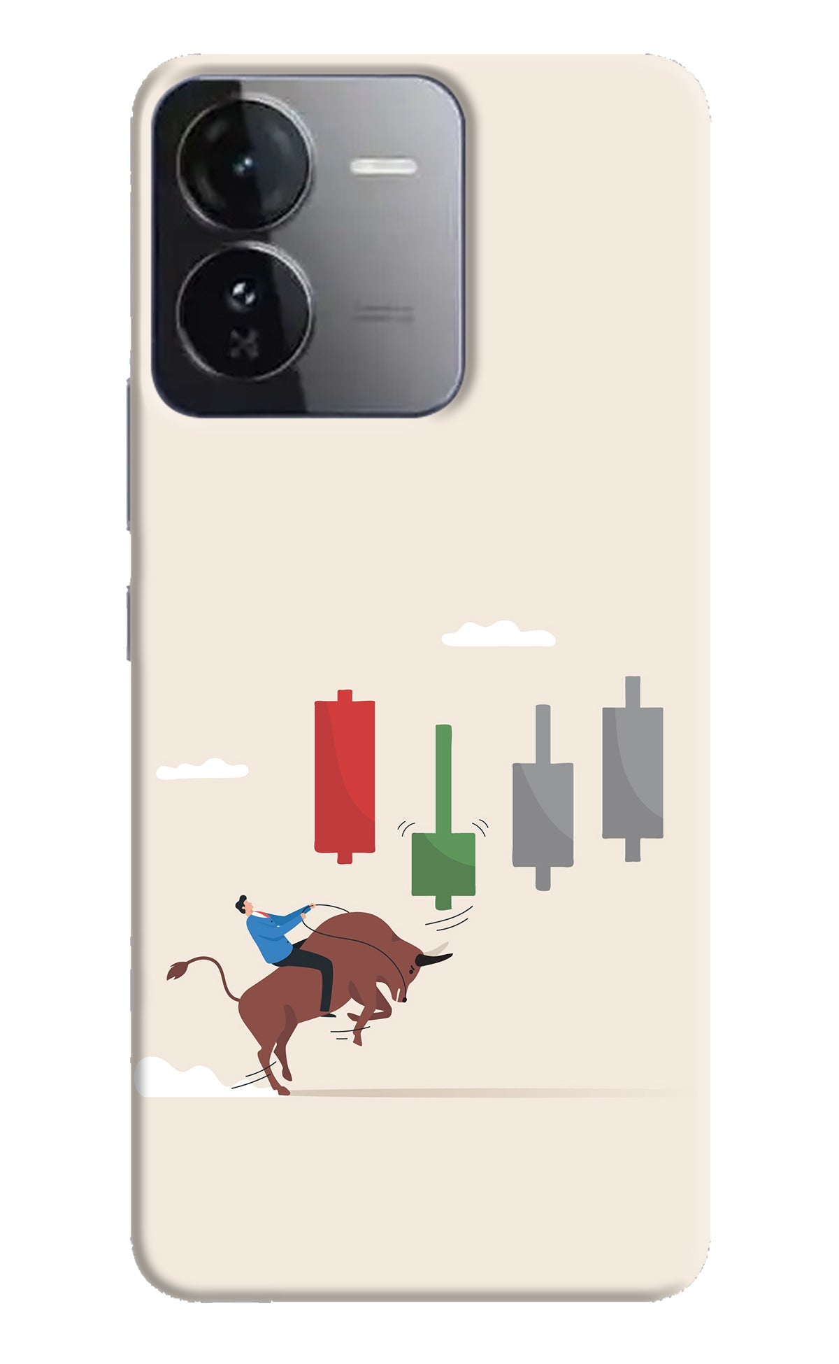 Bull Trading Momentum iQOO Z9 5G Back Cover
