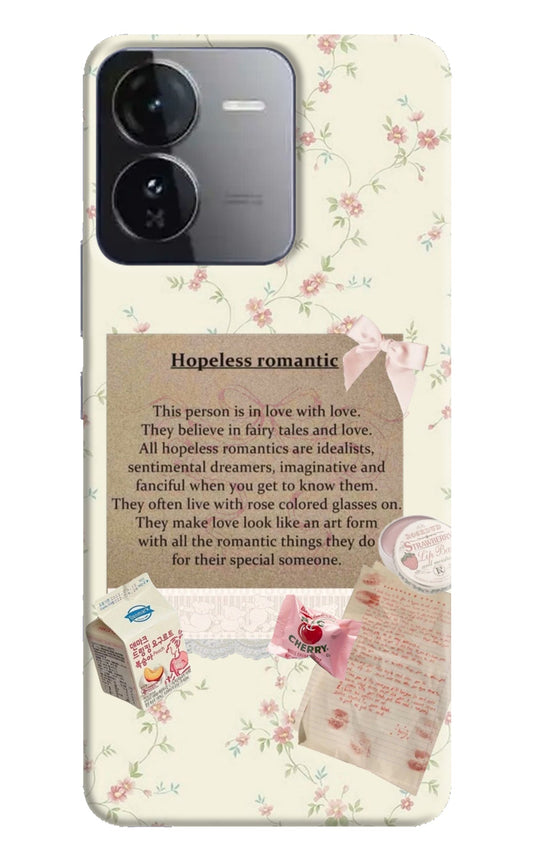 Hopeless Romantic iQOO Z9 5G Back Cover