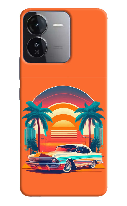 Palm Drive 80s iQOO Z9 5G Back Cover