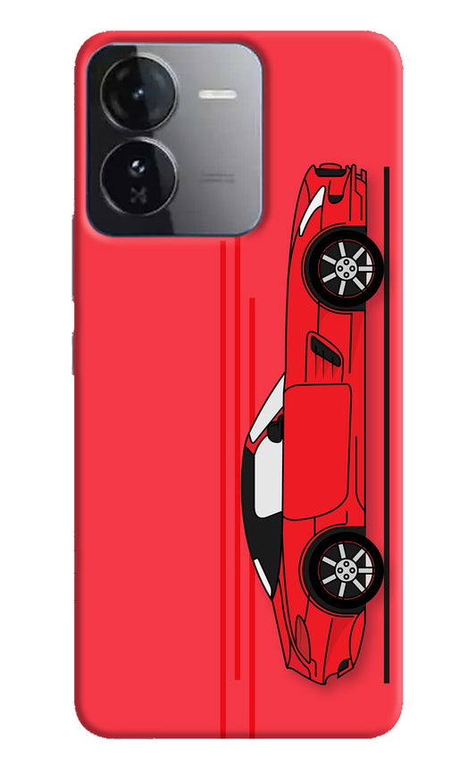 Red Velocity iQOO Z9 5G Back Cover
