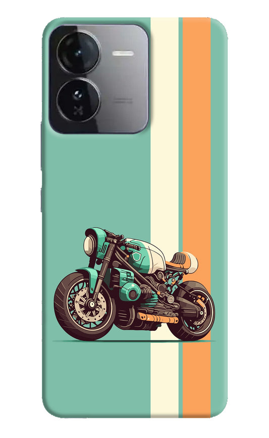 Striped Moto Drift iQOO Z9 5G Back Cover
