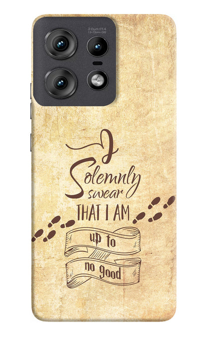 I Solemnly swear that i up to no good Moto Edge 50 Pro 5G Back Cover