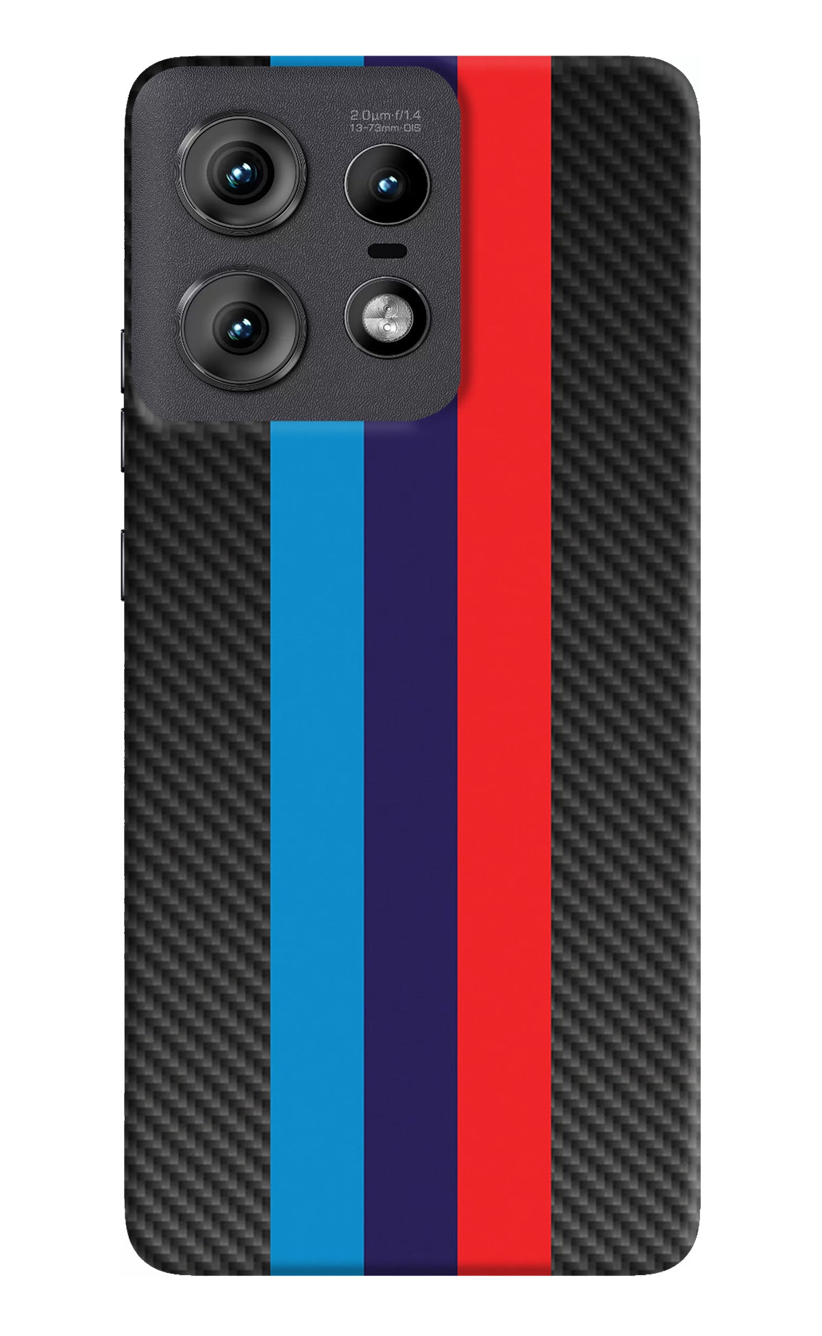 BMW Stripes Pattern Moto Edge 50 Pro 5G Back Cover