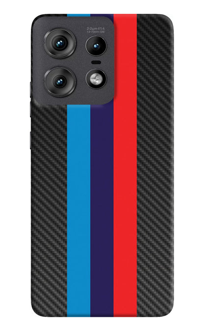 BMW Stripes Pattern Moto Edge 50 Pro 5G Back Cover