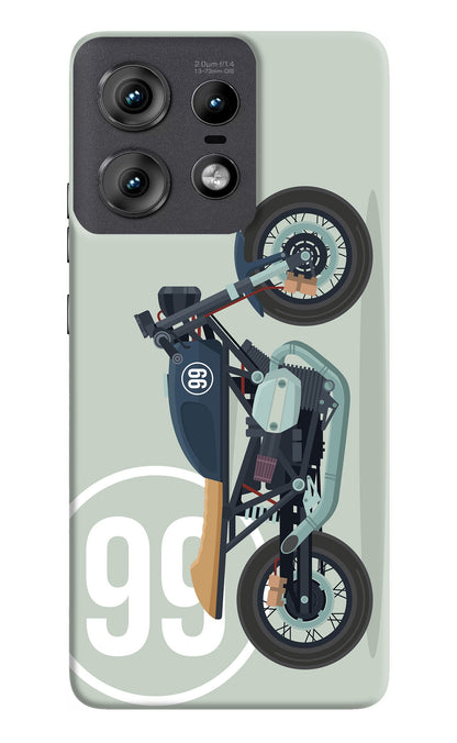 Classic Cafe Racer 99 Moto Edge 50 Pro 5G Back Cover