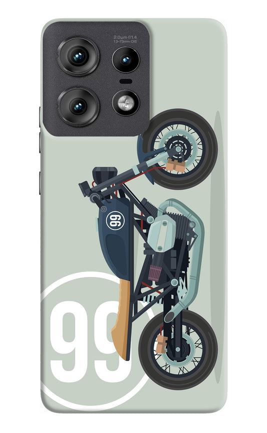 Classic Cafe Racer 99 Moto Edge 50 Pro 5G Back Cover
