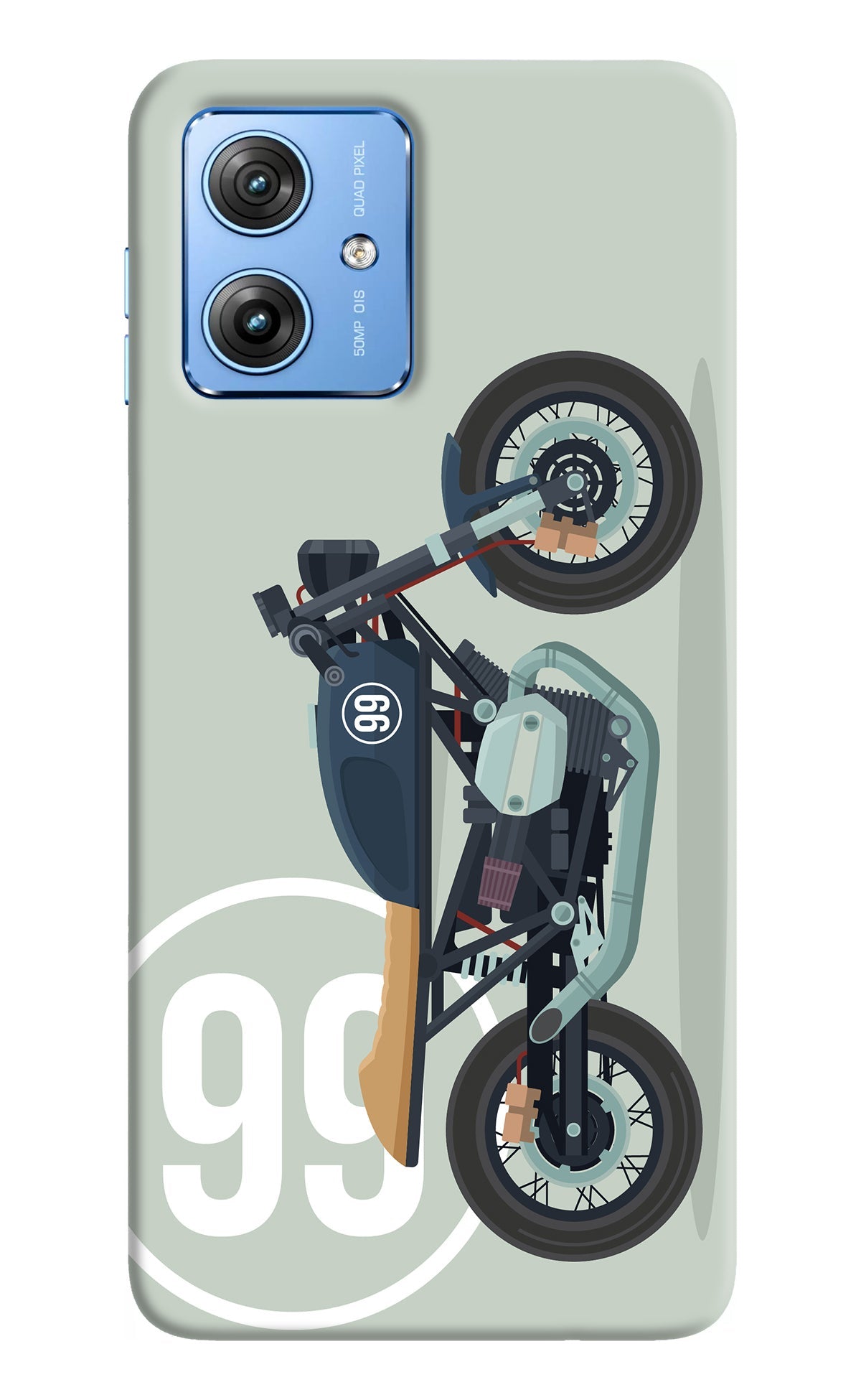Classic Cafe Racer 99 Moto G64 5G Back Cover