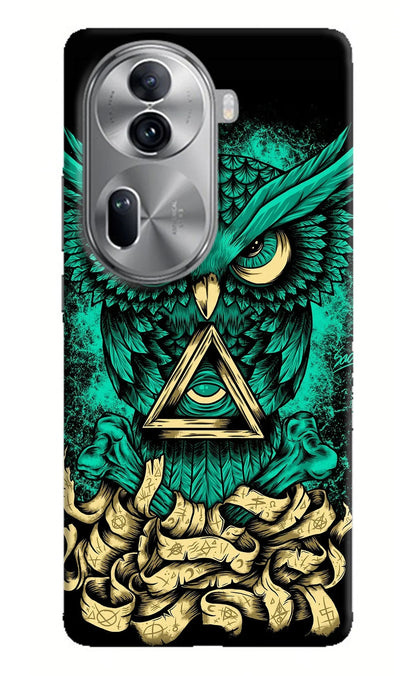 Green Owl Oppo Reno11 Pro 5G Back Cover