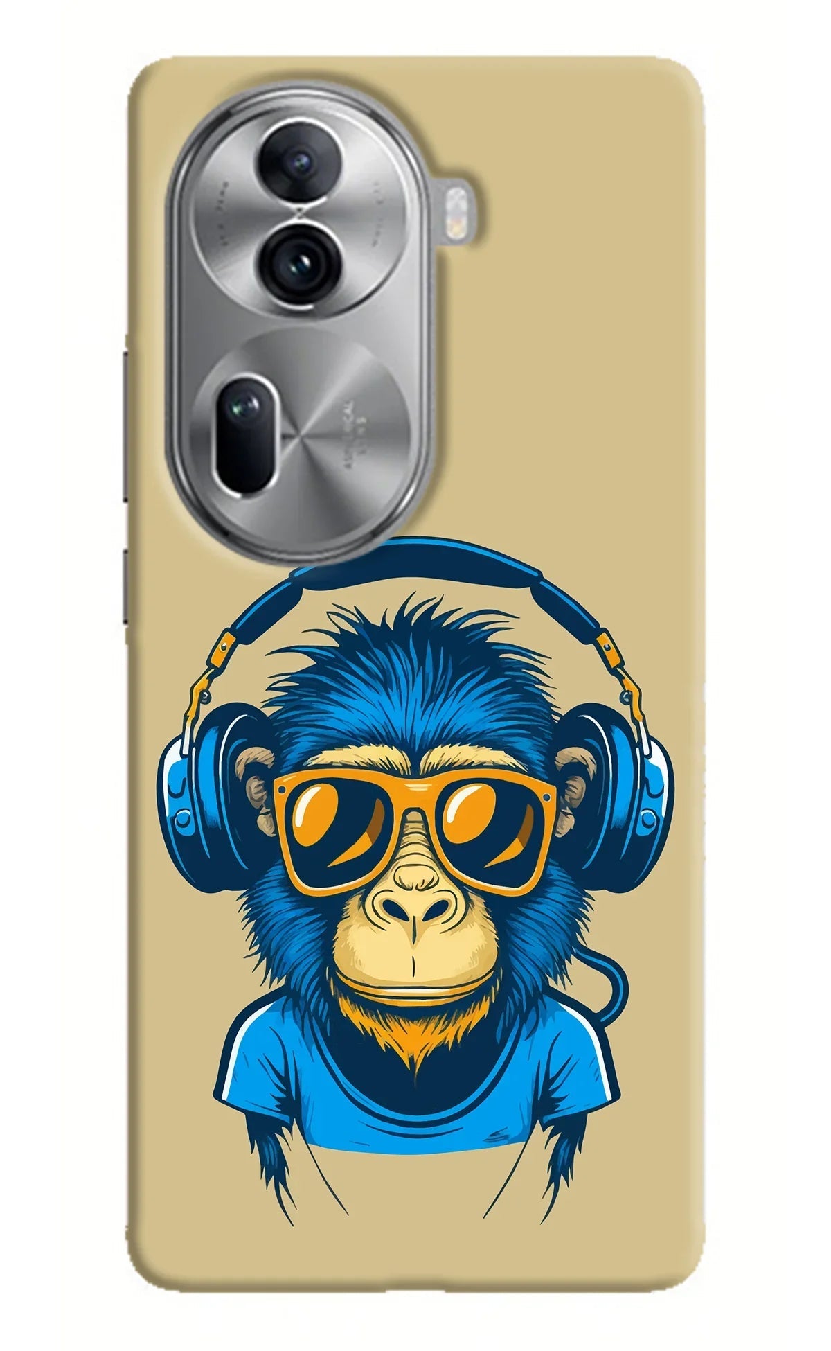 Monkey Headphone Oppo Reno11 Pro 5G Back Cover