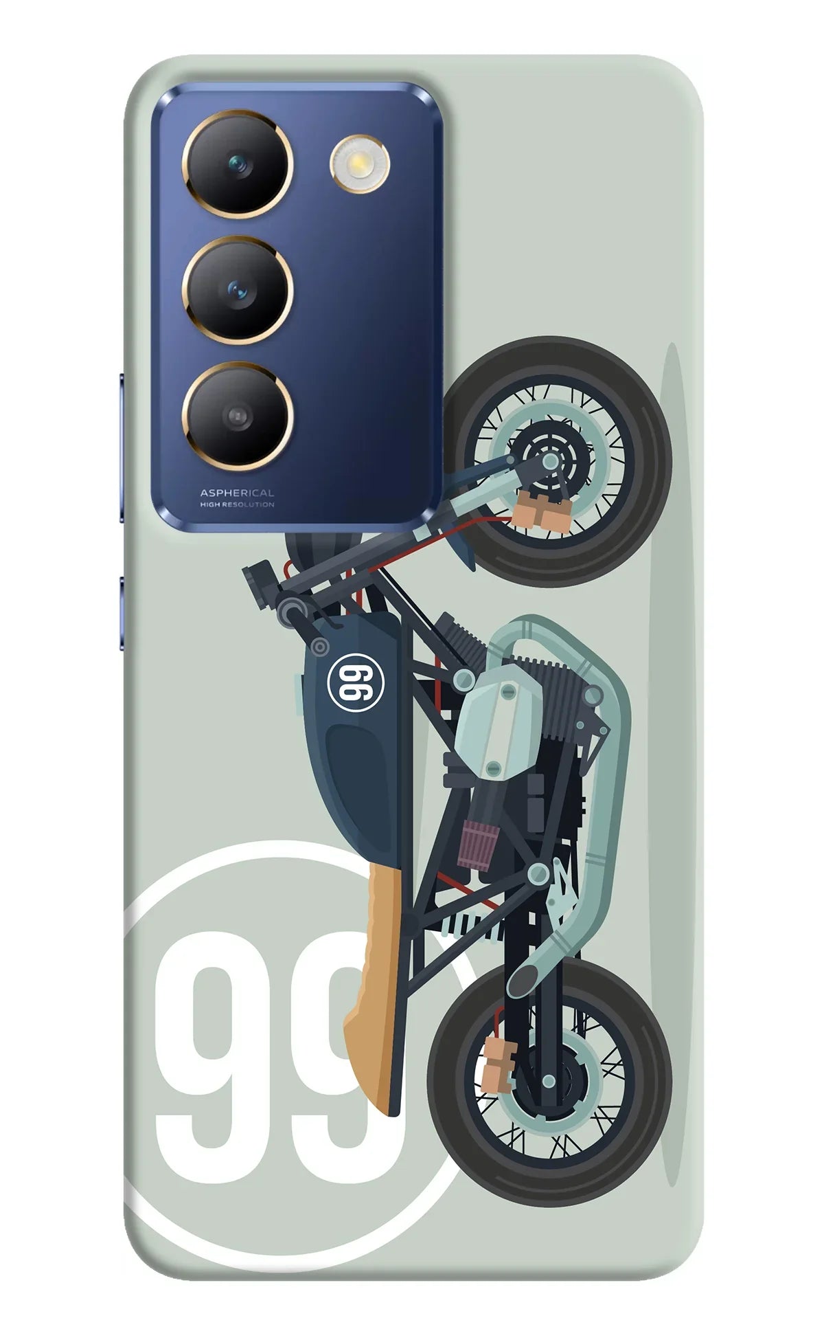 Classic Cafe Racer 99 Vivo Y200E 5G/T3 5G Back Cover