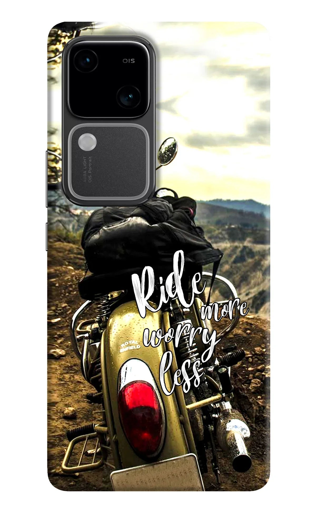 Ride More Worry Less Vivo V30 5G Back Cover