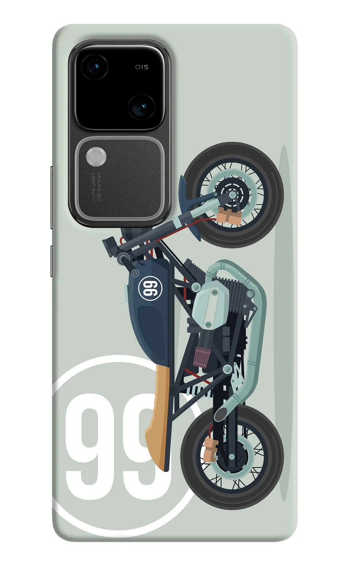 Classic Cafe Racer 99 Vivo V30 5G Back Cover