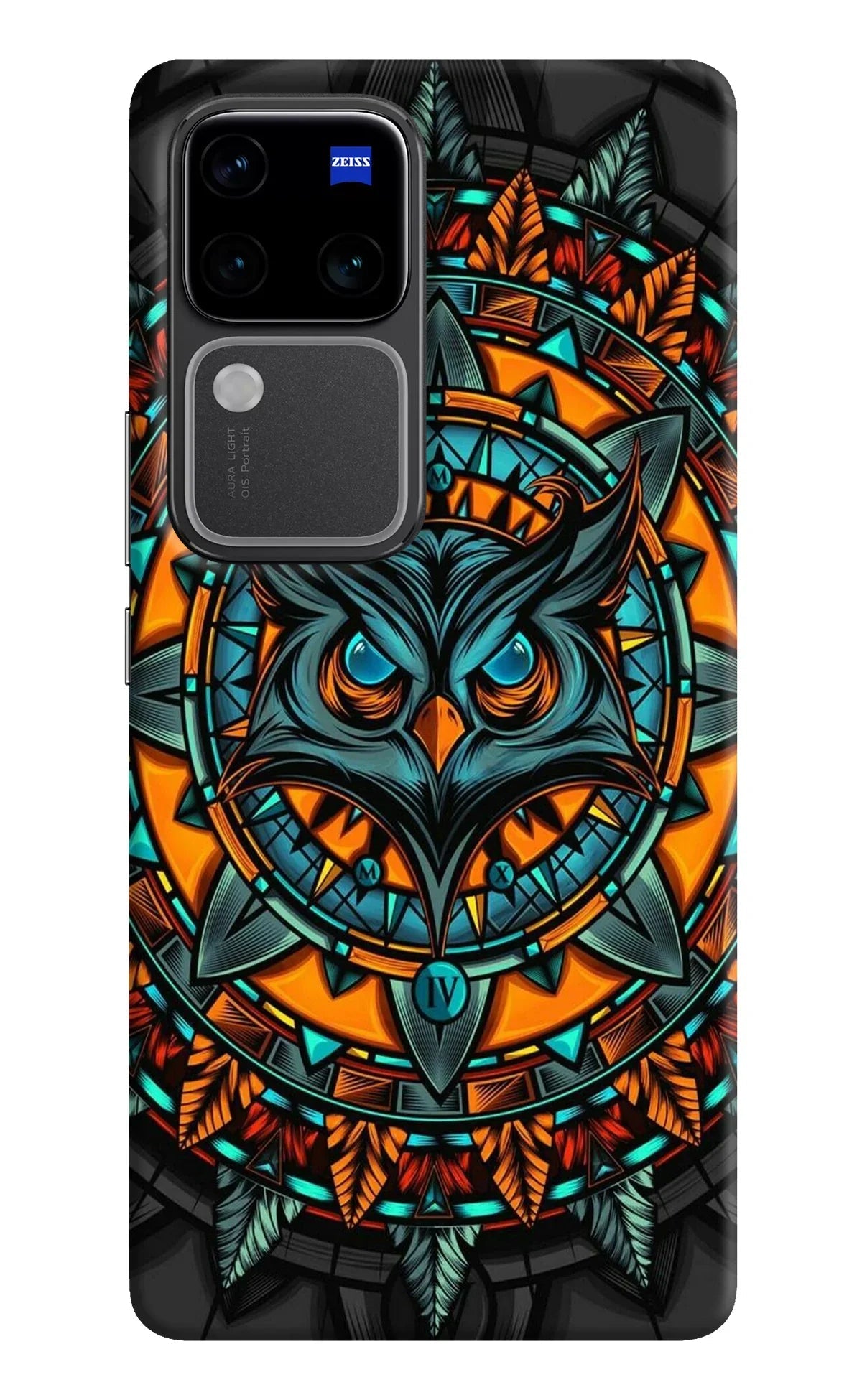 Angry Owl Art Vivo V30 Pro 5G Back Cover