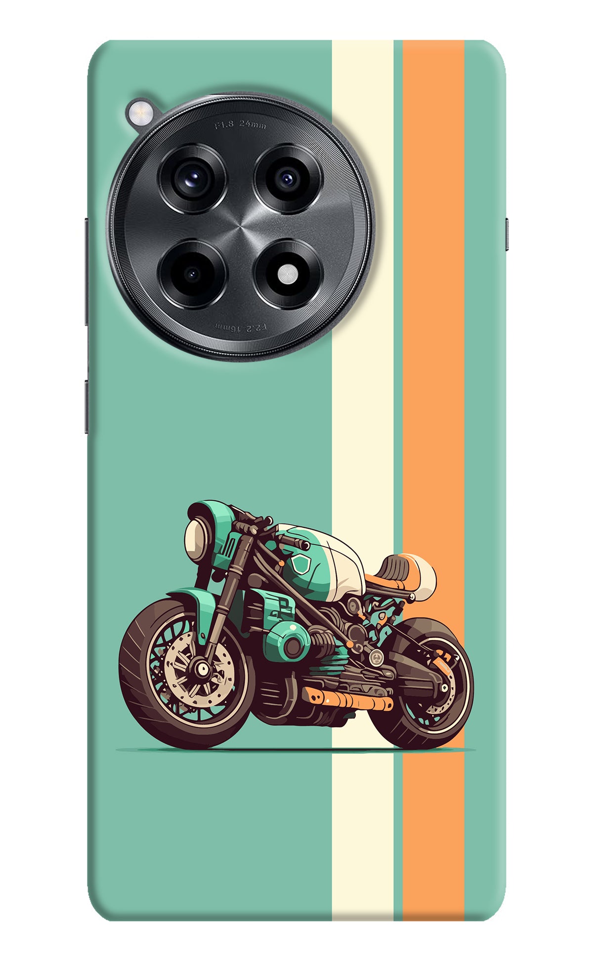 Striped Moto Drift OnePlus 12R Back Cover