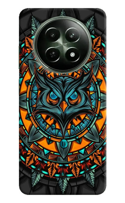 Angry Owl Art Realme 12 5G Back Cover