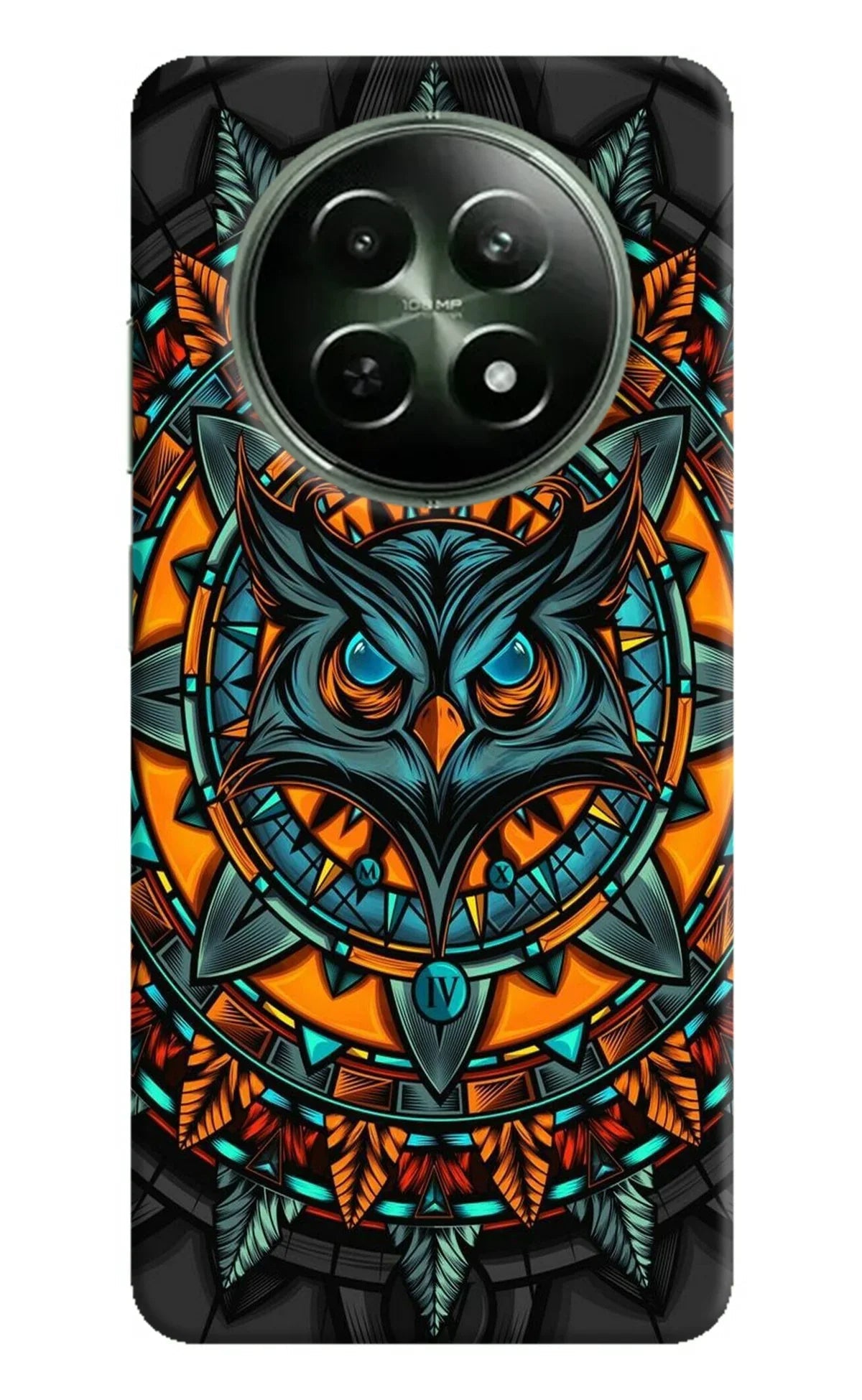 Angry Owl Art Realme 12 5G Back Cover