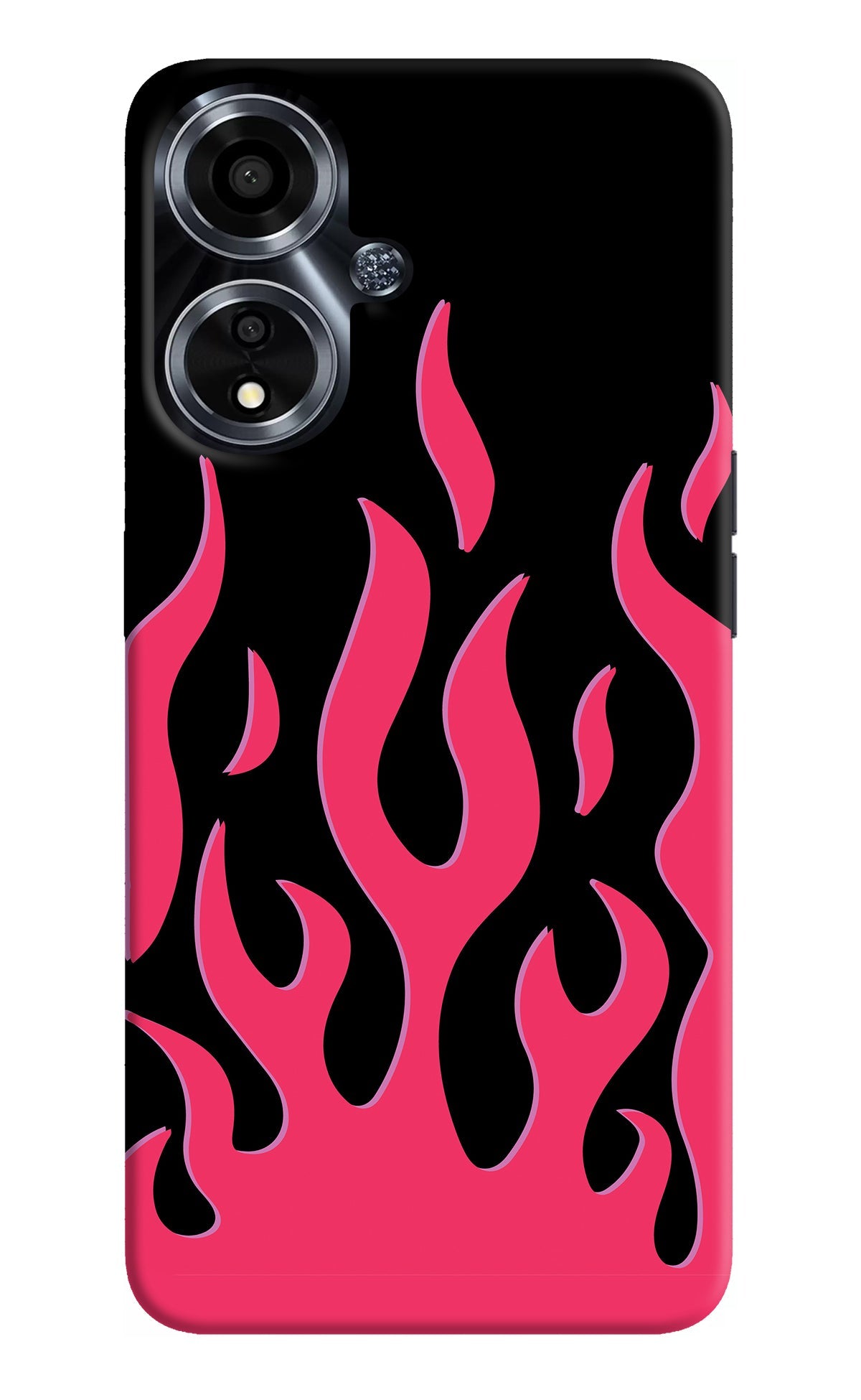 Fire Flames Oppo A59 5G Back Cover