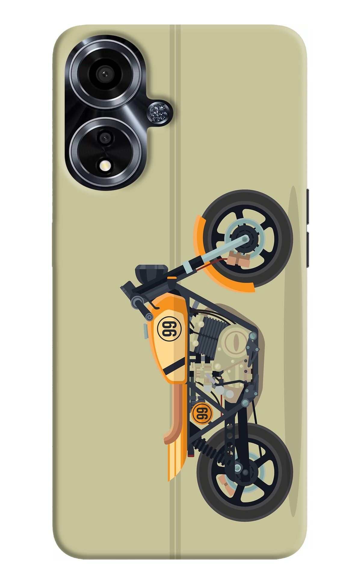 Vertical Speedster Oppo A59 5G Back Cover